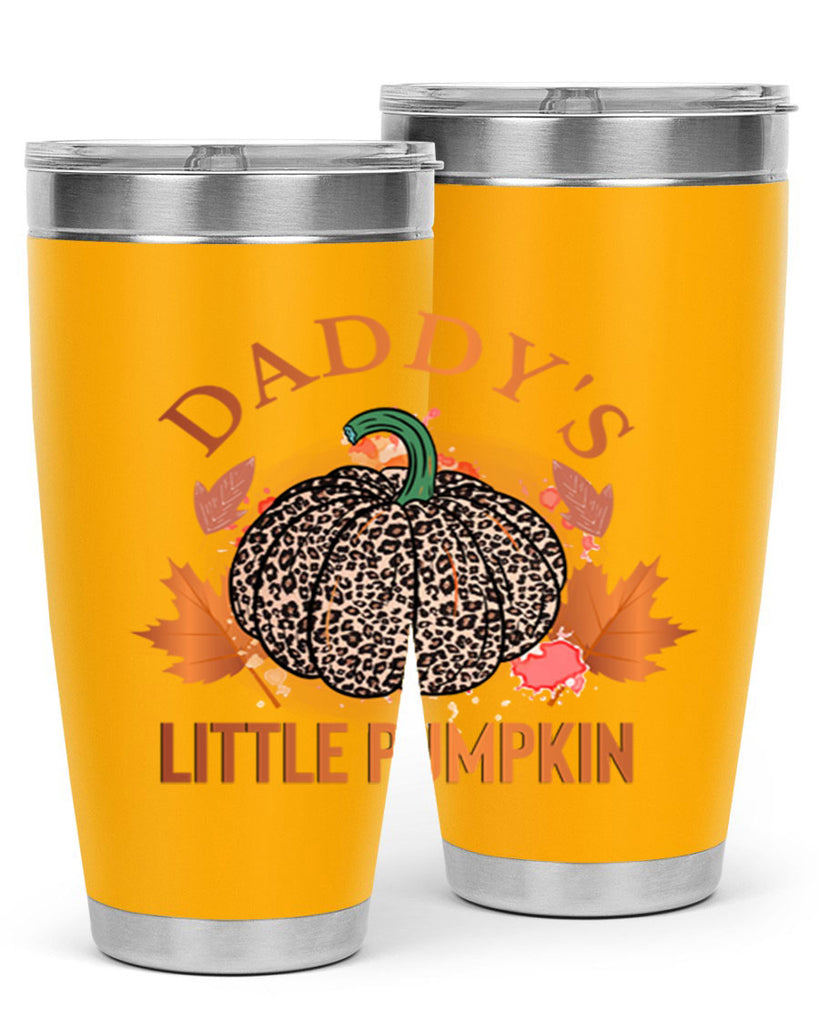 Daddys Little Pumpkin 67#- fall- Tumbler