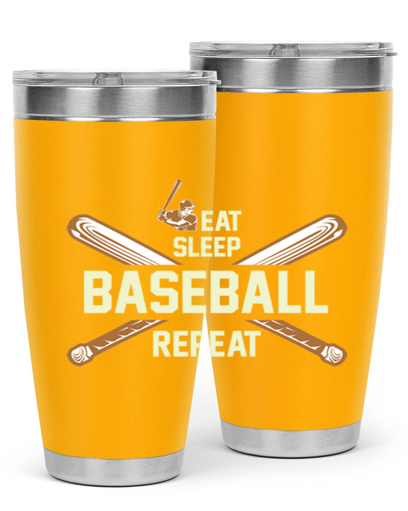 Eat 1285#- baseball- Tumbler