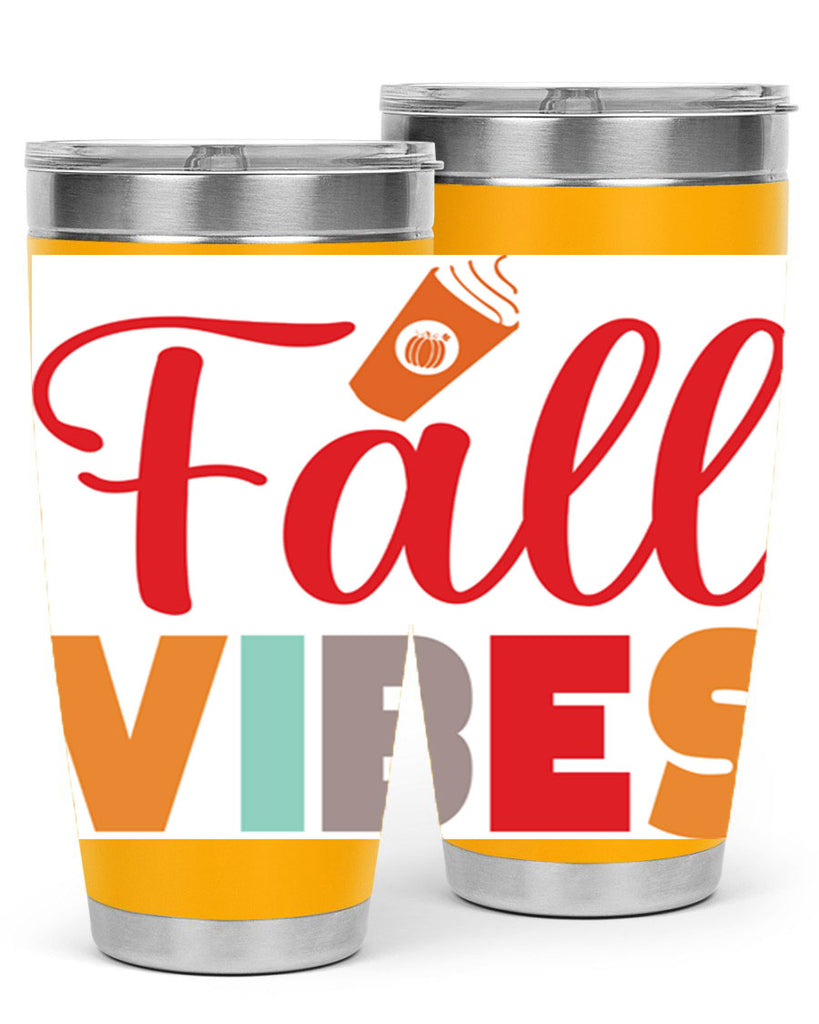 FallVibesdesign 166#- fall- Tumbler