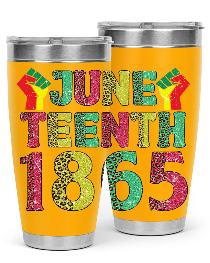 Fist Juneteenth Since 1865 Design Png 10#- Juneteenth- tumbler