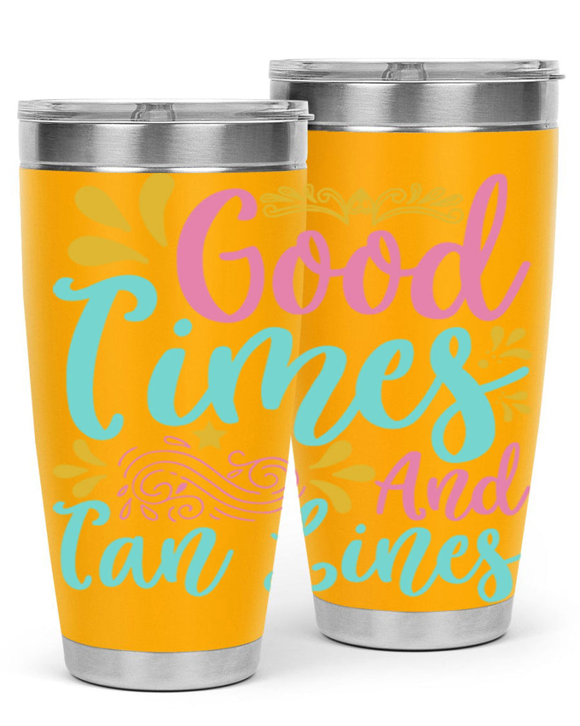 GOOD TIMES AND TAN LINES Style 65#- summer- Tumbler