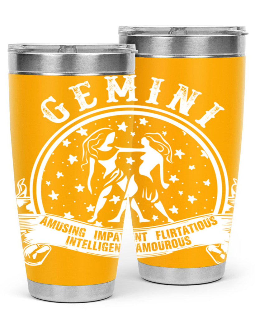 Gemini 10#- zodiac- Tumbler