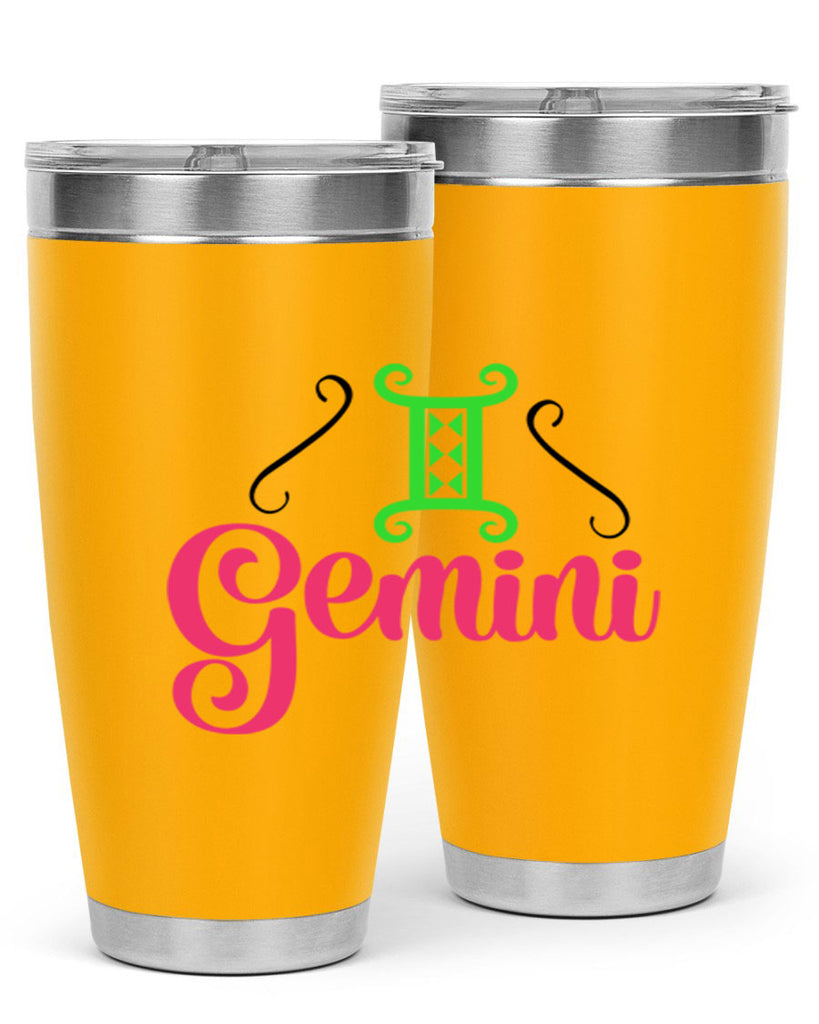 Gemini 224#- zodiac- Tumbler