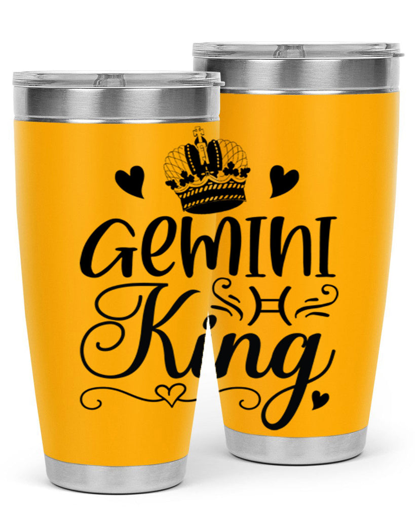 Gemini king 228#- zodiac- Tumbler