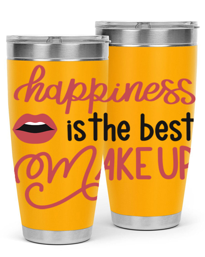 Happiness is the Best Makeup Style 94#- make up- Tumbler