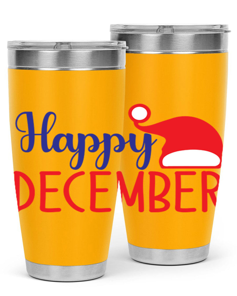 Happy December 135#- winter- Tumbler