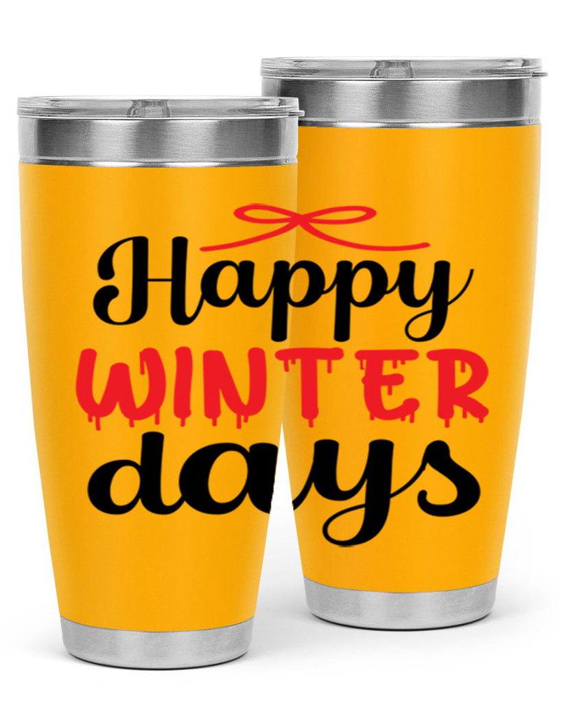 Happy winter days 123#- winter- Tumbler