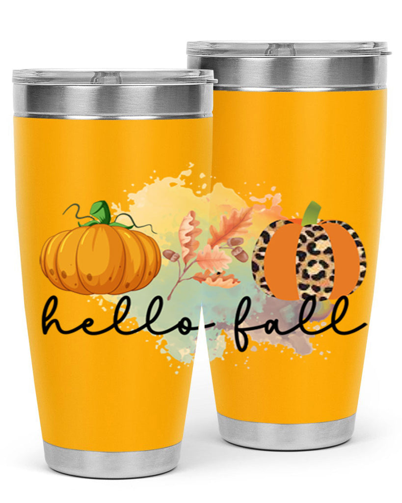 Hello Fall 277#- fall- Tumbler