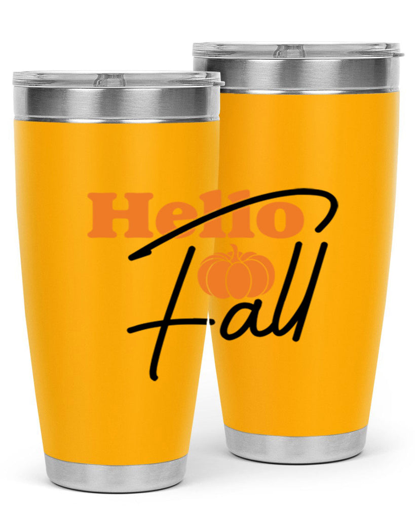 Hello Fall 279#- fall- Tumbler