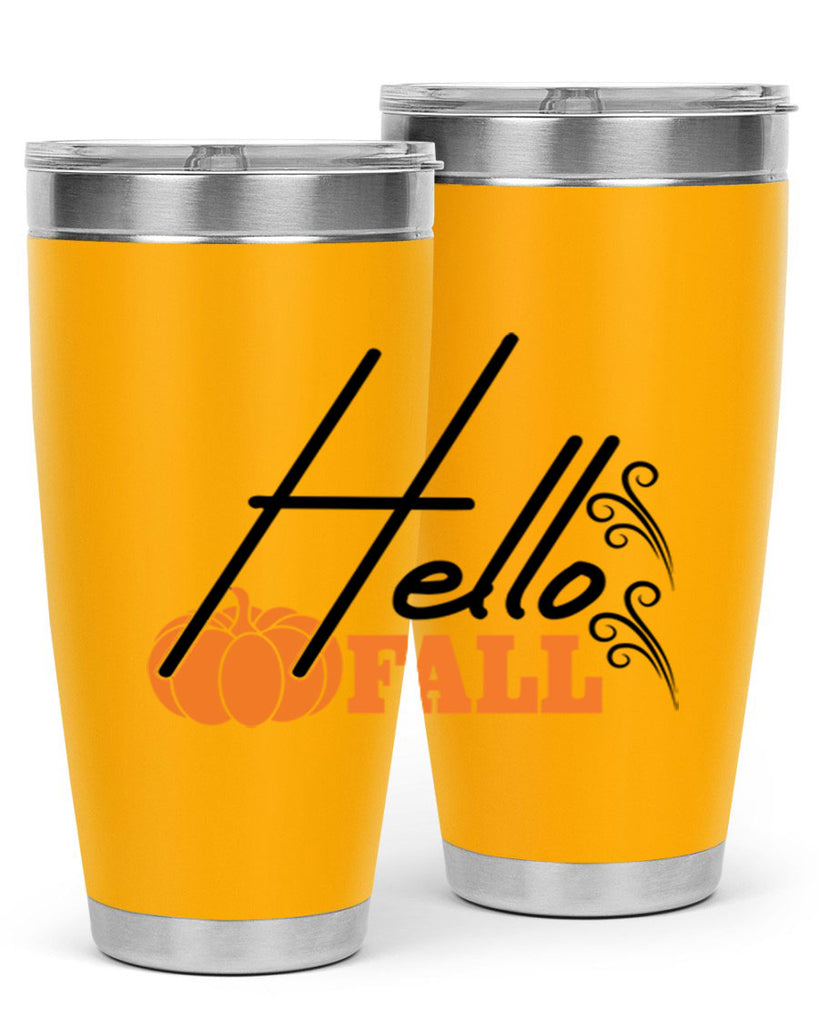 Hello Fall 281#- fall- Tumbler