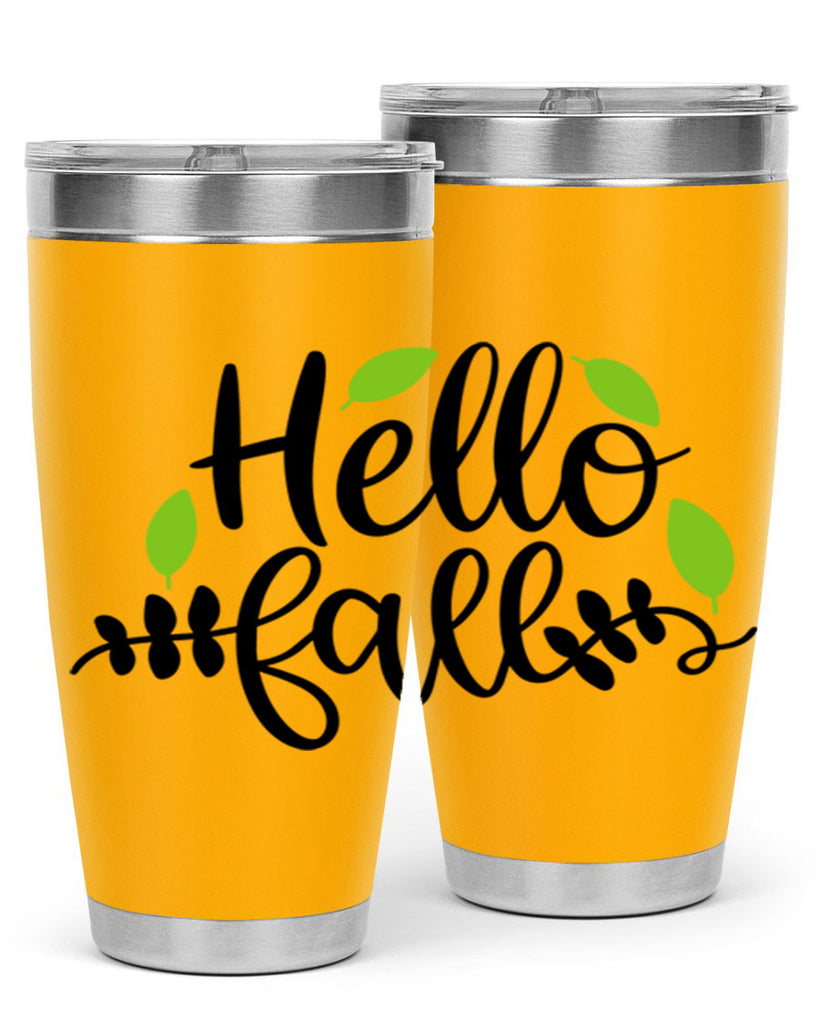 Hello Fall 283#- fall- Tumbler