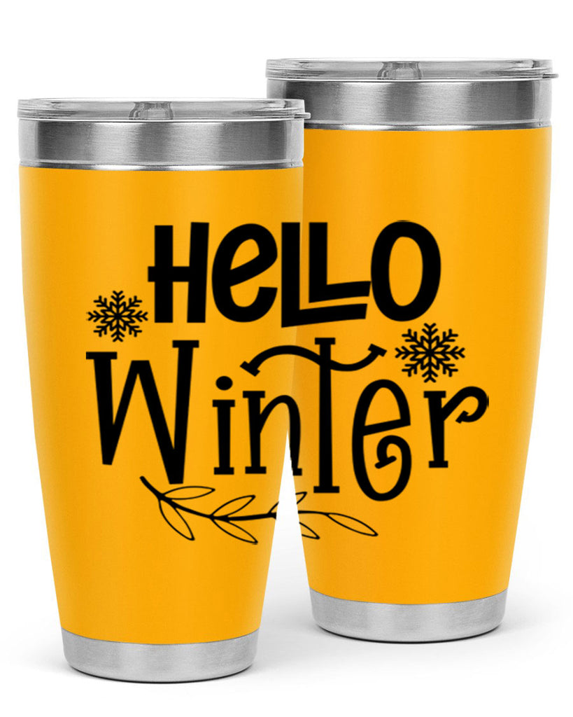 Hello Winter 168#- winter- Tumbler
