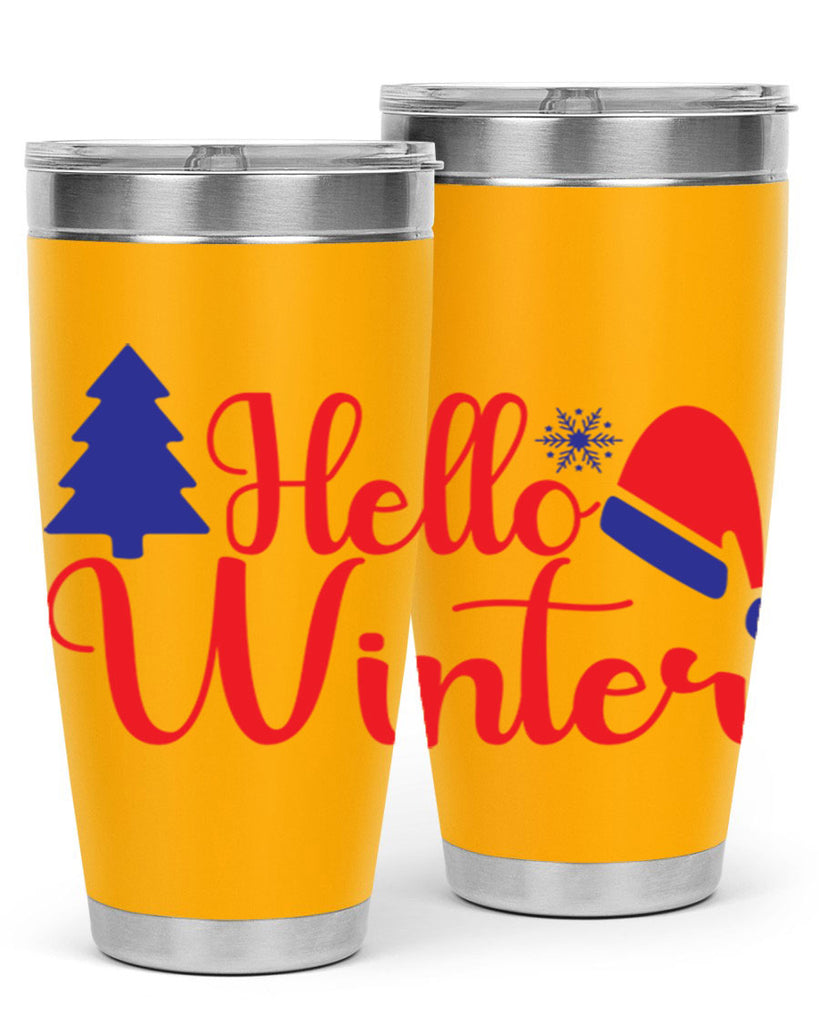 Hello Winter 179#- winter- Tumbler