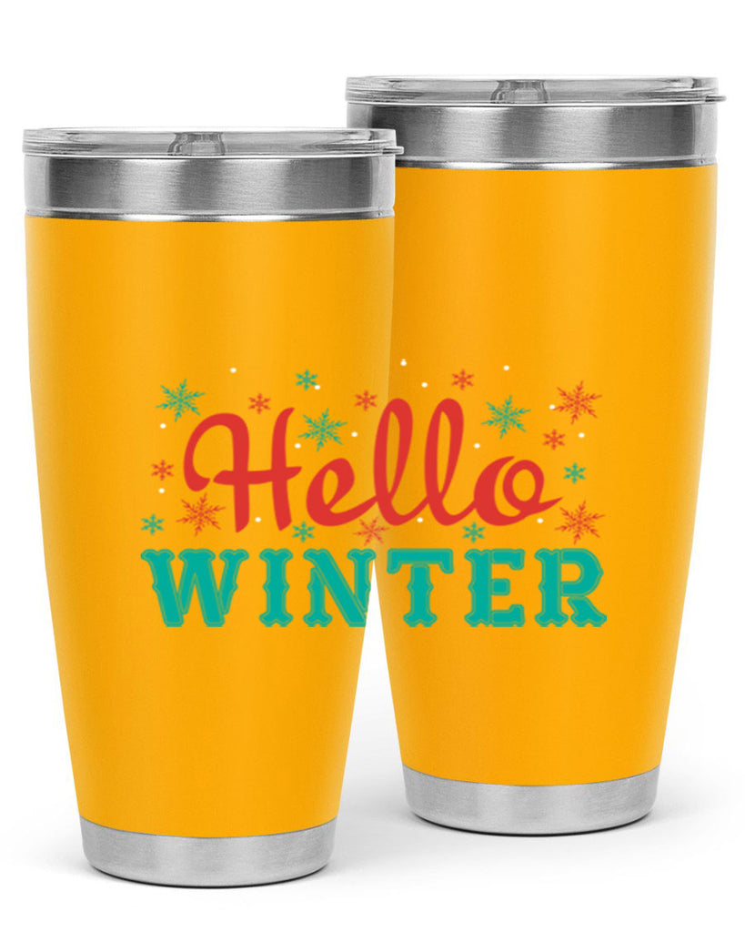 Hello Winter 182#- winter- Tumbler