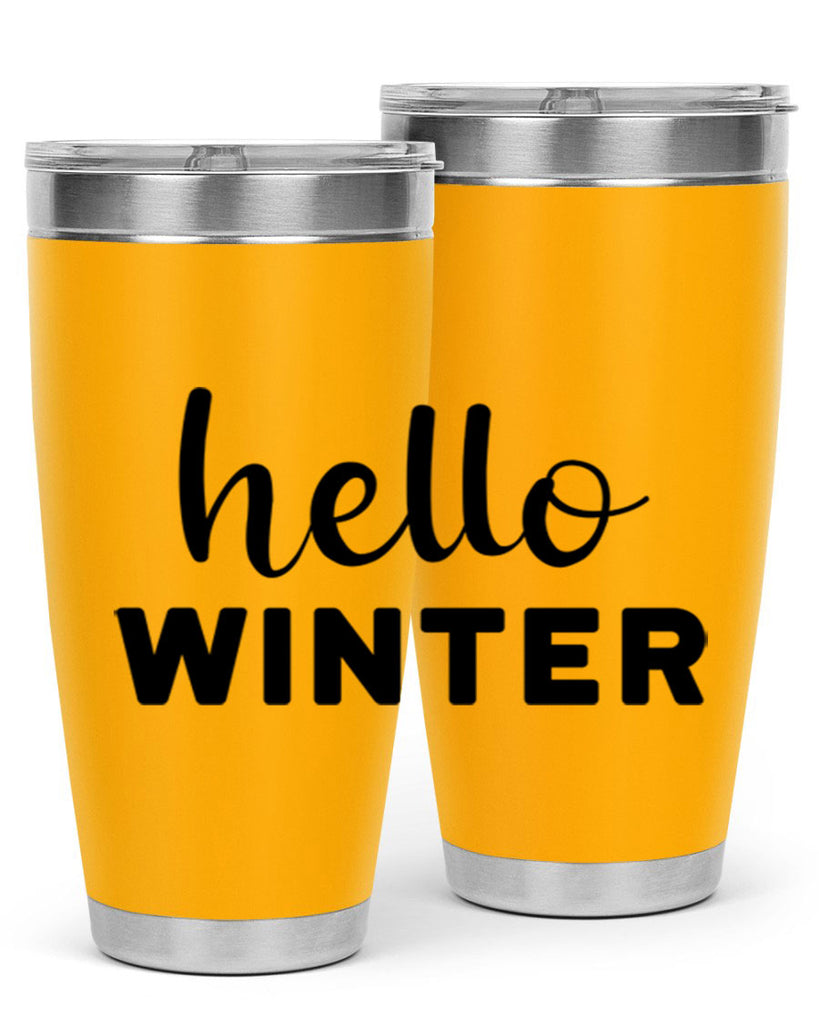 Hello Winter 186#- winter- Tumbler