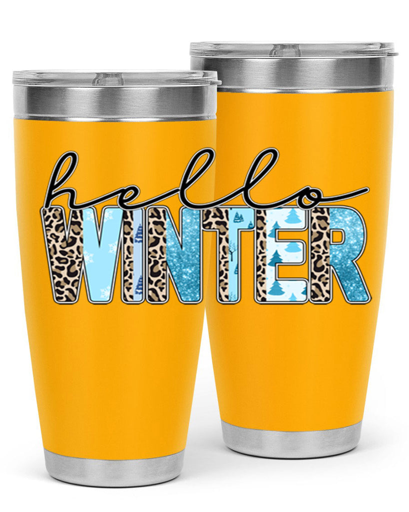Hello Winter 189#- winter- Tumbler