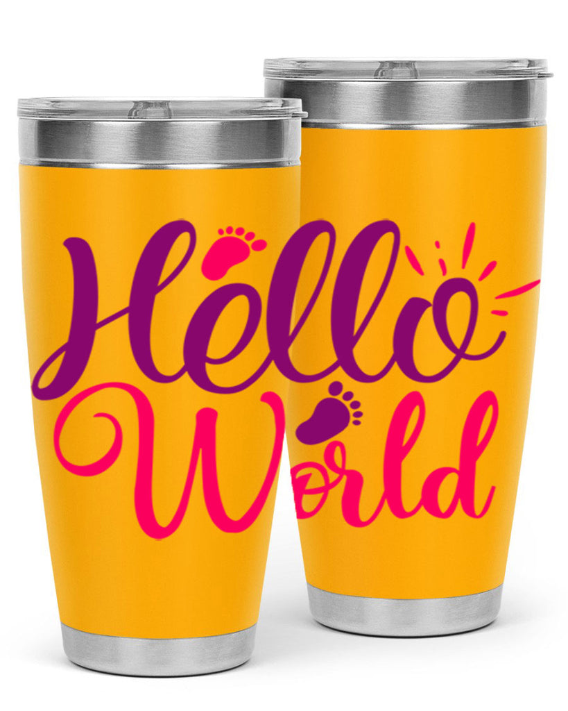 Hello World Style 260#- baby- tumbler