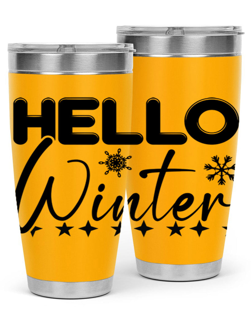 Hello winter 183#- winter- Tumbler