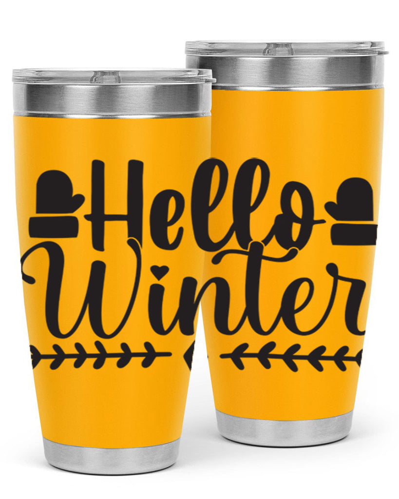 Hello winter 184#- winter- Tumbler
