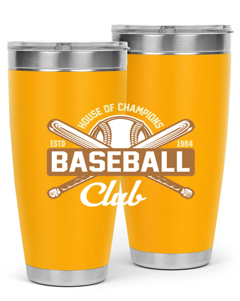 House 1178#- baseball- Tumbler