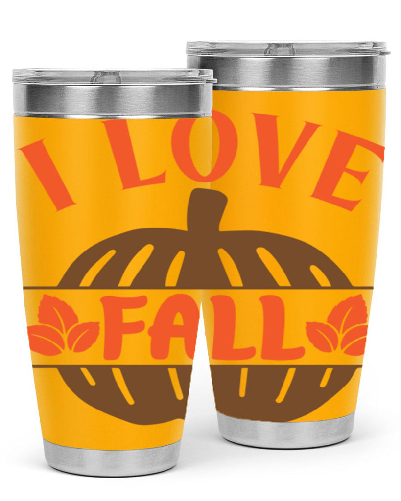 I Love Fall 337#- fall- Tumbler