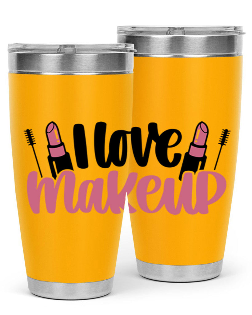 I Love Makeup Style 80#- make up- Tumbler