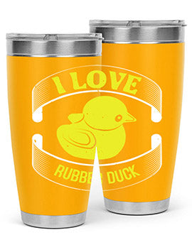 I Love Rubber duck Style 41#- duck- Tumbler
