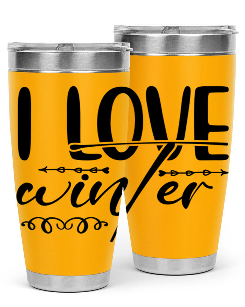 I love winter 243#- winter- Tumbler
