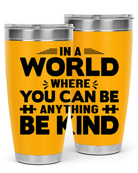 In a world Style 48#- autism- Tumbler