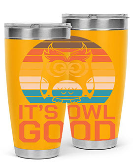 Its Owl Good Retro Owl A TurtleRabbit 10#- owl- Tumblers