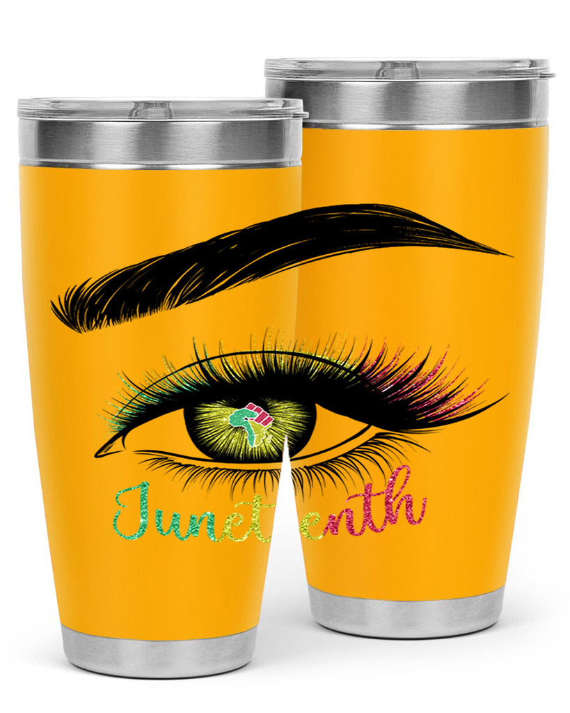 Juneteenth 1865 GirlS Eye 3#- Juneteenth- tumbler