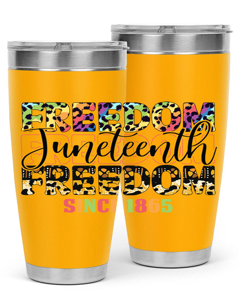 Juneteenth Freedom Since 1865 Png 36#- Juneteenth- tumbler