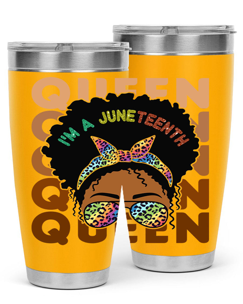 Juneteenth Queen Swag Black Melanin Png 26#- Juneteenth- tumbler