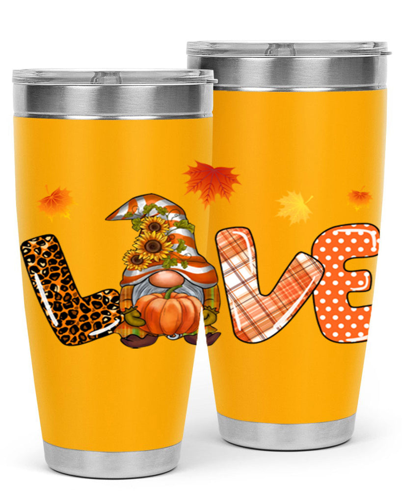LOVEFallGnomeAutumn 416#- fall- Tumbler
