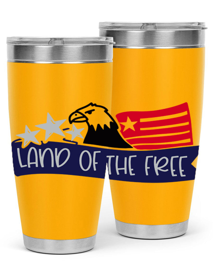 Land Of The Free Style 157#- Fourt Of July- Tumbler