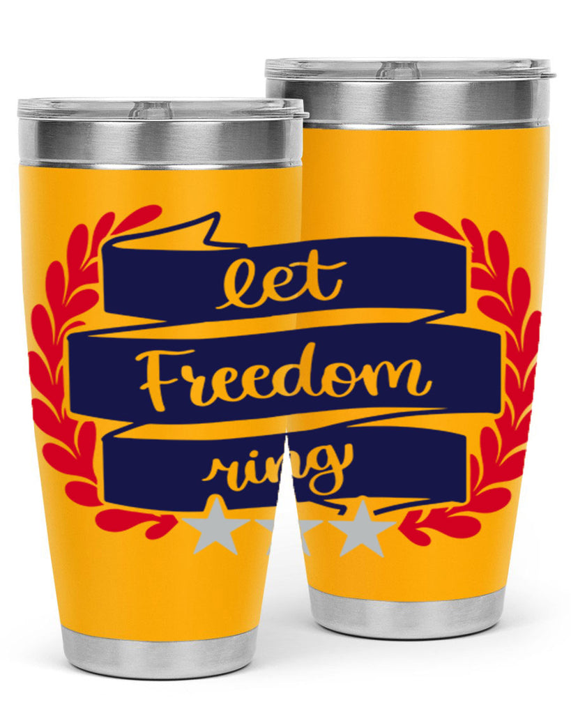 Let Freedom Ring Style 159#- Fourt Of July- Tumbler