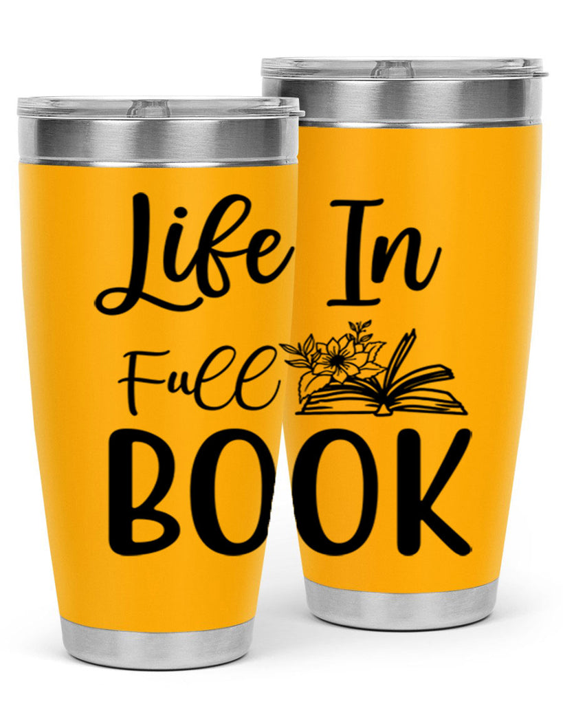 Life In Full Book 297#- spring- Tumbler