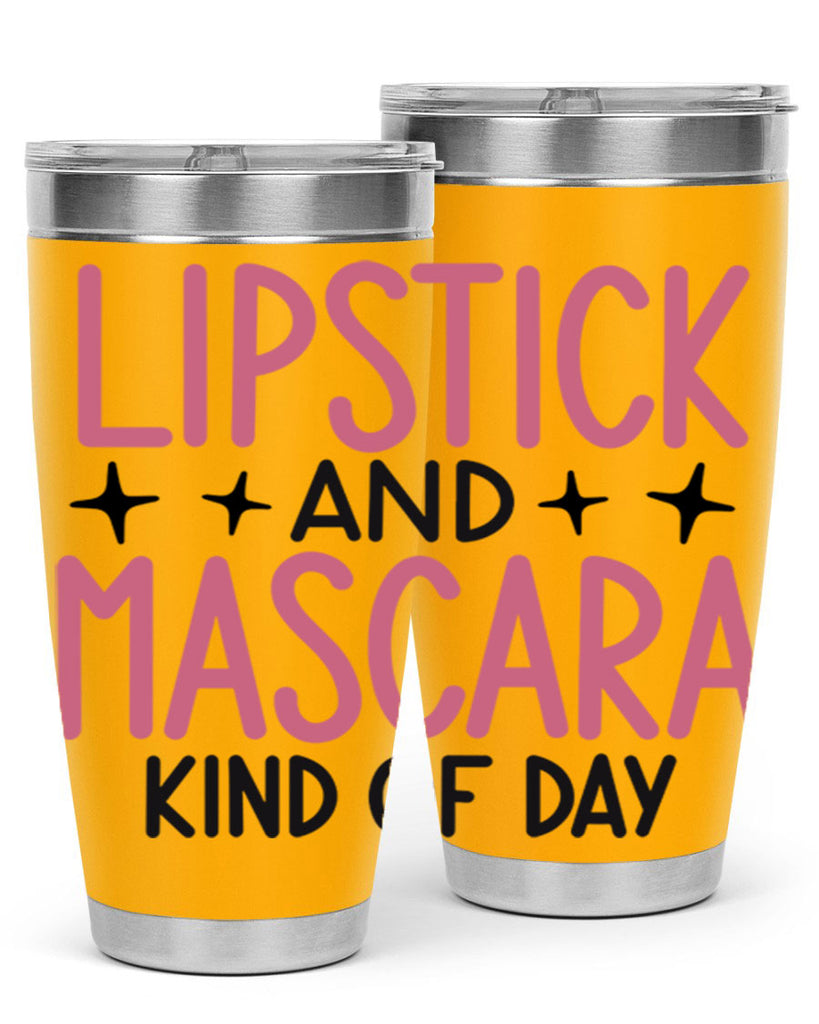 Lipstick and Mascara Kind of Day Style 57#- make up- Tumbler