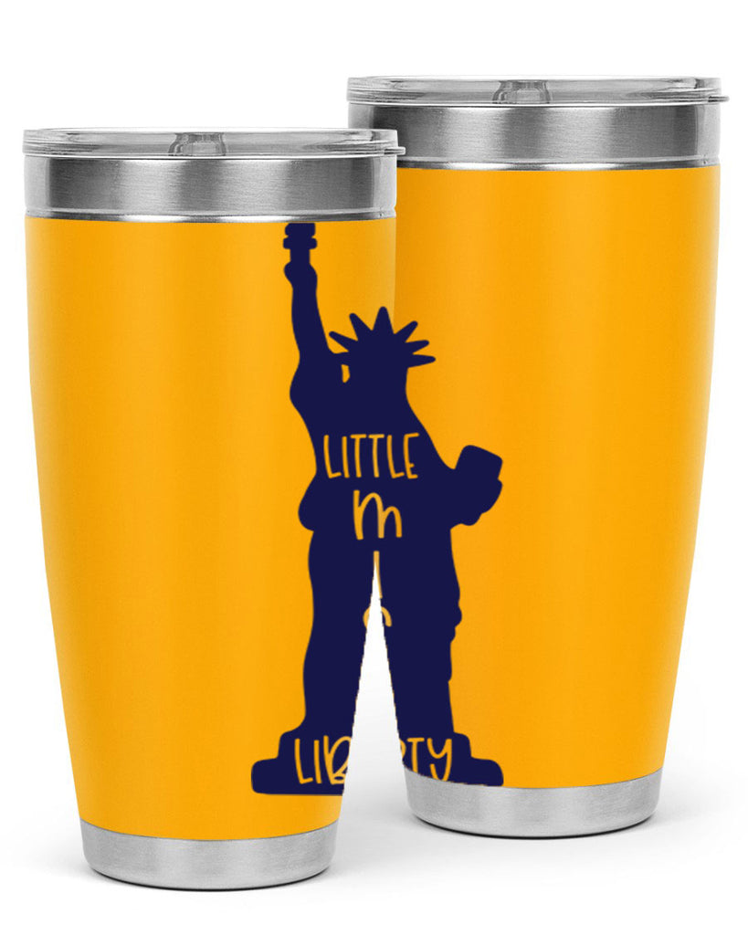 Little Miss Liberty Style 163#- Fourt Of July- Tumbler