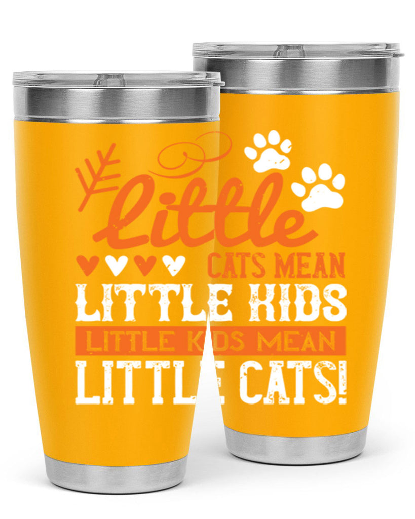 Little cats mean little kids little kids mean little cats Style 27#- baby- Cotton Tank