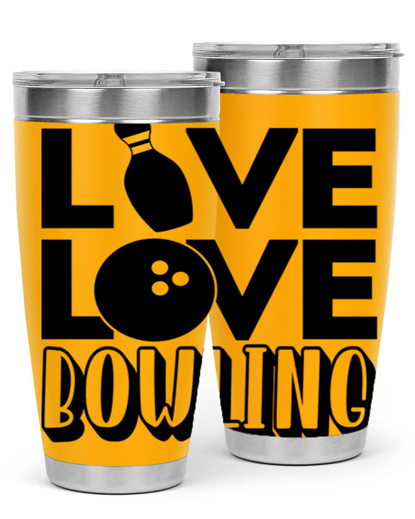 Live Love Bowling 833#- bowlig- Tumbler