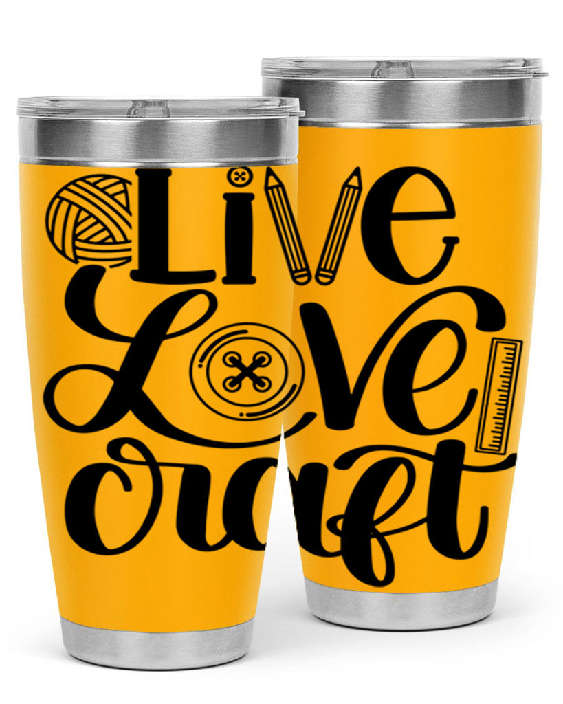 Live Love Craft 14#- crafting- Tumbler