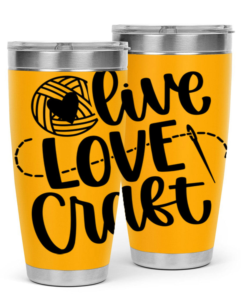 Live Love Craft 15#- crafting- Tumbler