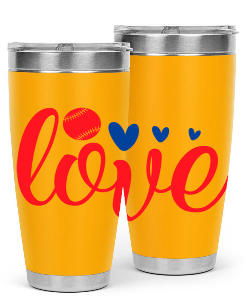 Love 2052#- baseball- Tumbler