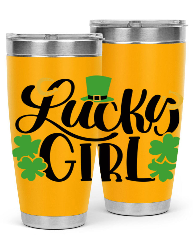 Lucky Girl Style 56#- St Patricks Day- Tumbler