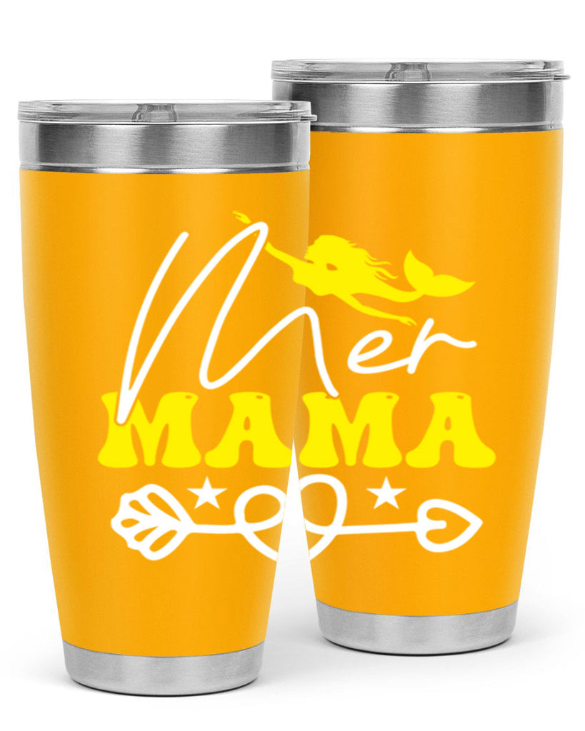Mer Mama 332#- mermaid- Tumbler