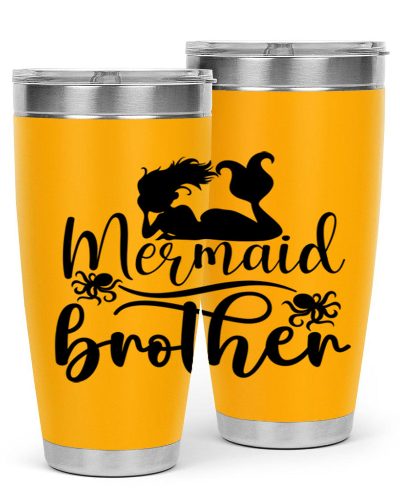 Mermaid Brother 355#- mermaid- Tumbler