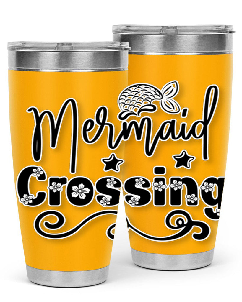 Mermaid Crossing 400#- mermaid- Tumbler