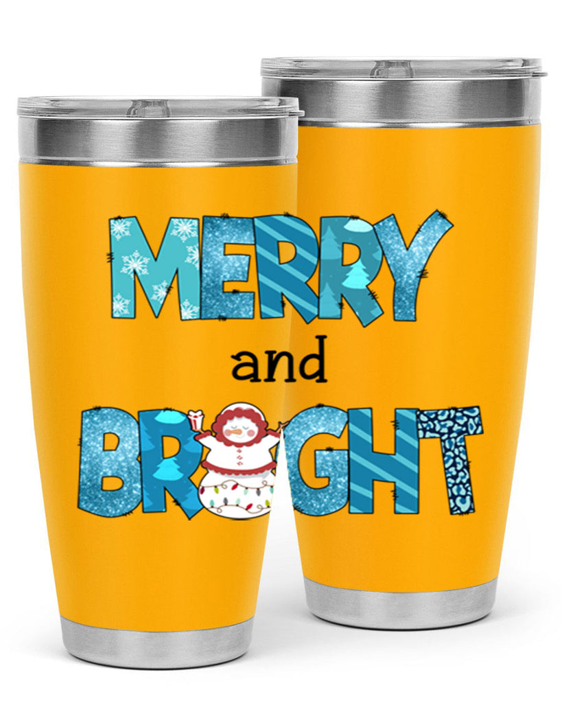 Merry and Bright 321#- winter- Tumbler