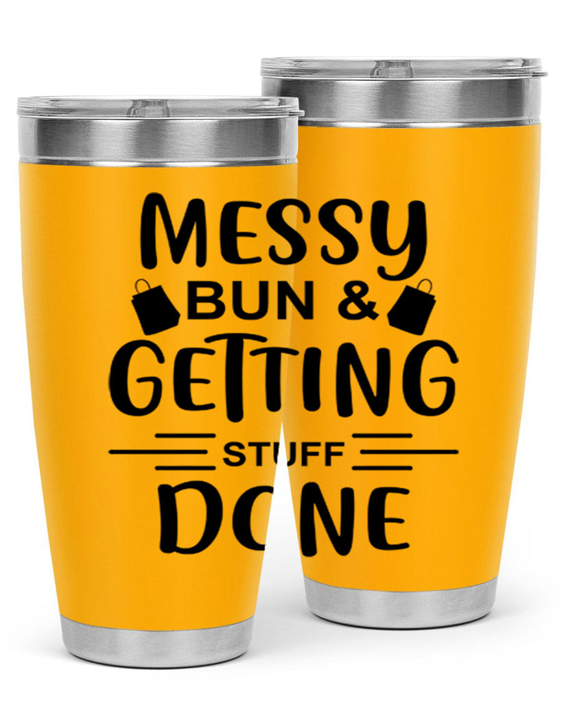 Messy Bun Getting Stuff Done 120#- fashion- Cotton Tank